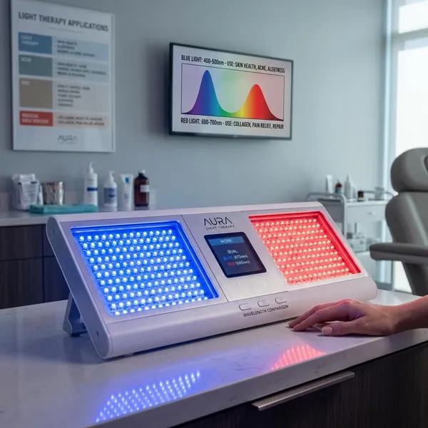 Blue Light vs Red Light in Light Therapy