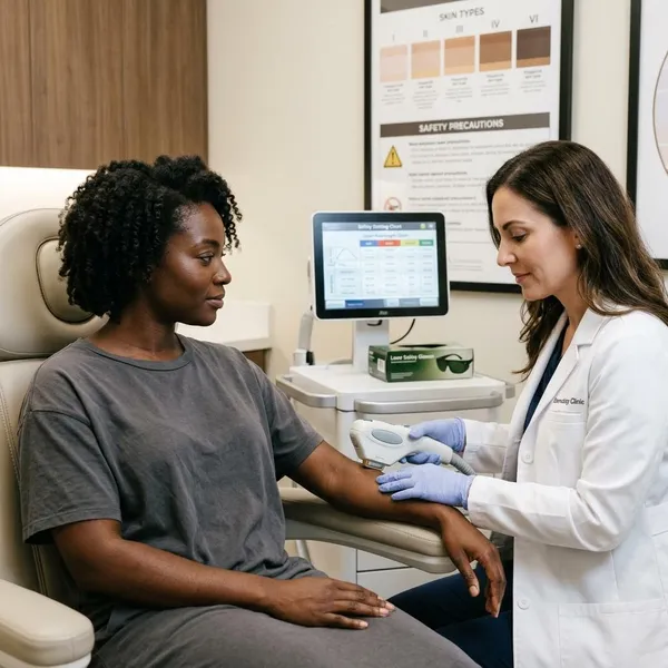ipl hair removal for dark skin tones safety effectiveness risks