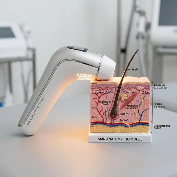ipl home device penetration depth mm
