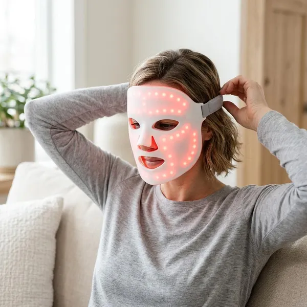 Who should be extra careful with LED masks?