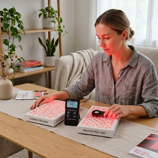 red light therapy panel buying guide irradiance wavelength