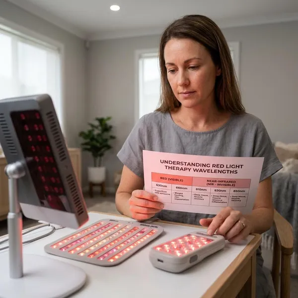 red light therapy wavelength dosage guidelines