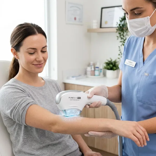 How to use sapphire-cooled IPL safely
